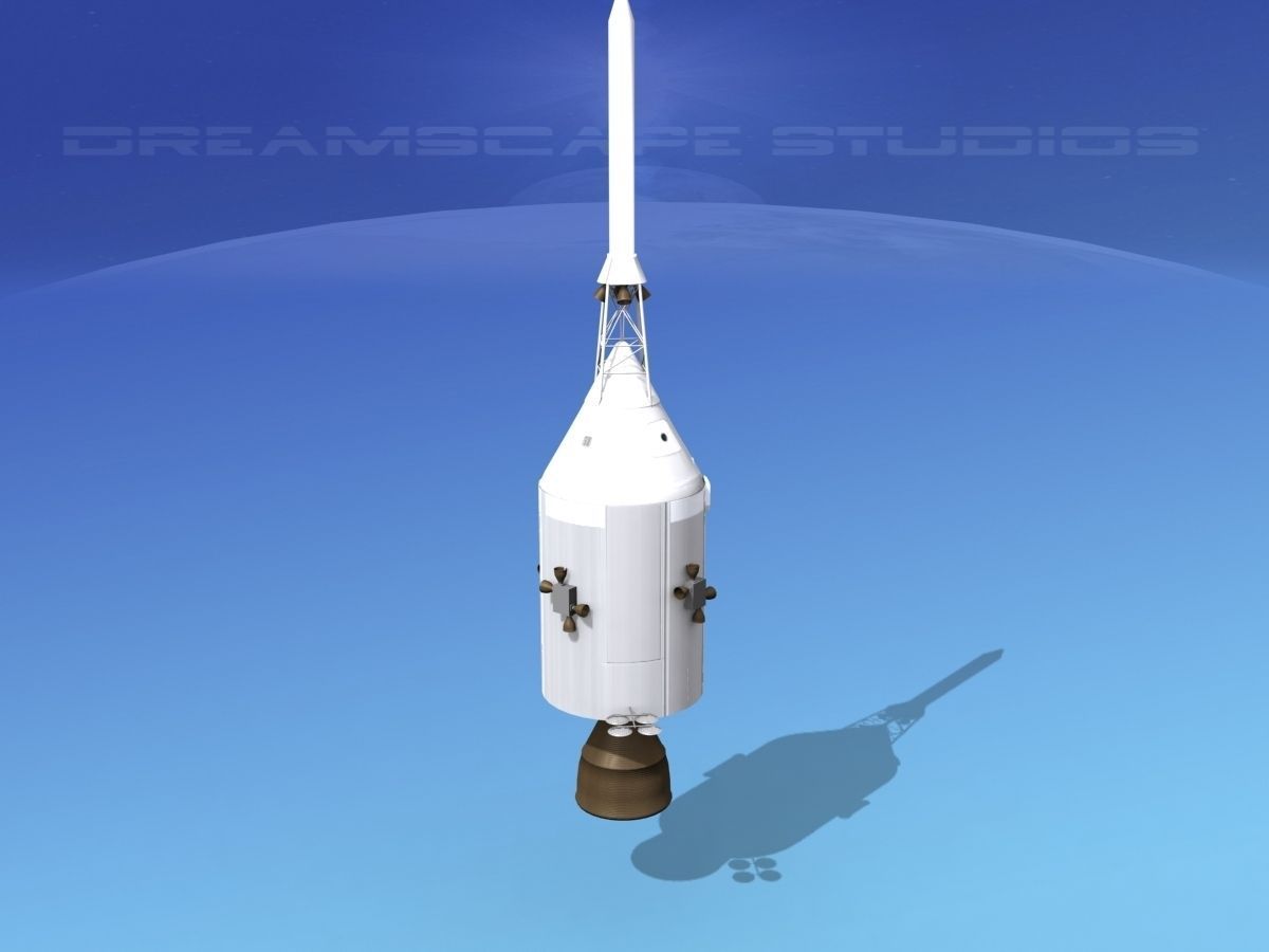 Apollo Service Command Module 3D model_4