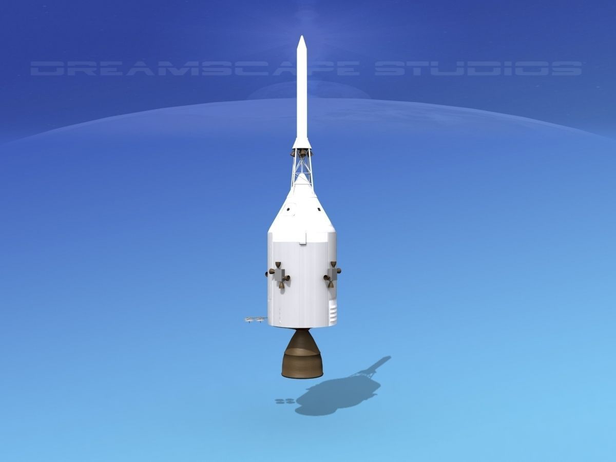 Apollo Service Command Module 3D model_2
