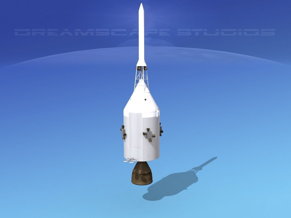 Apollo Service Command Module 3D model_5