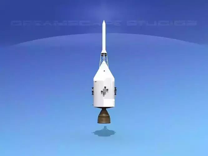 Apollo Service Command Module 3D model