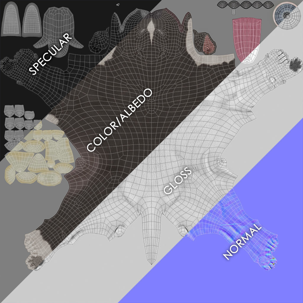 Pitbull Real-Time Low-poly 3D model_44