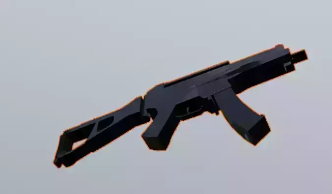 Ump gun 3d model