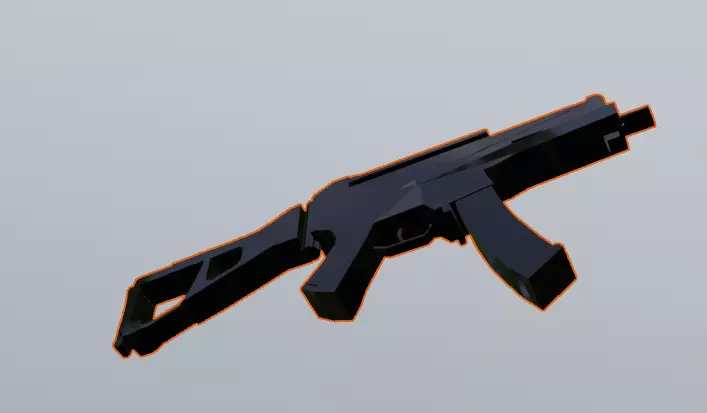Ump gun 3d model 3D model