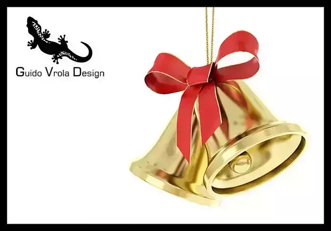Christmas bells 3D model