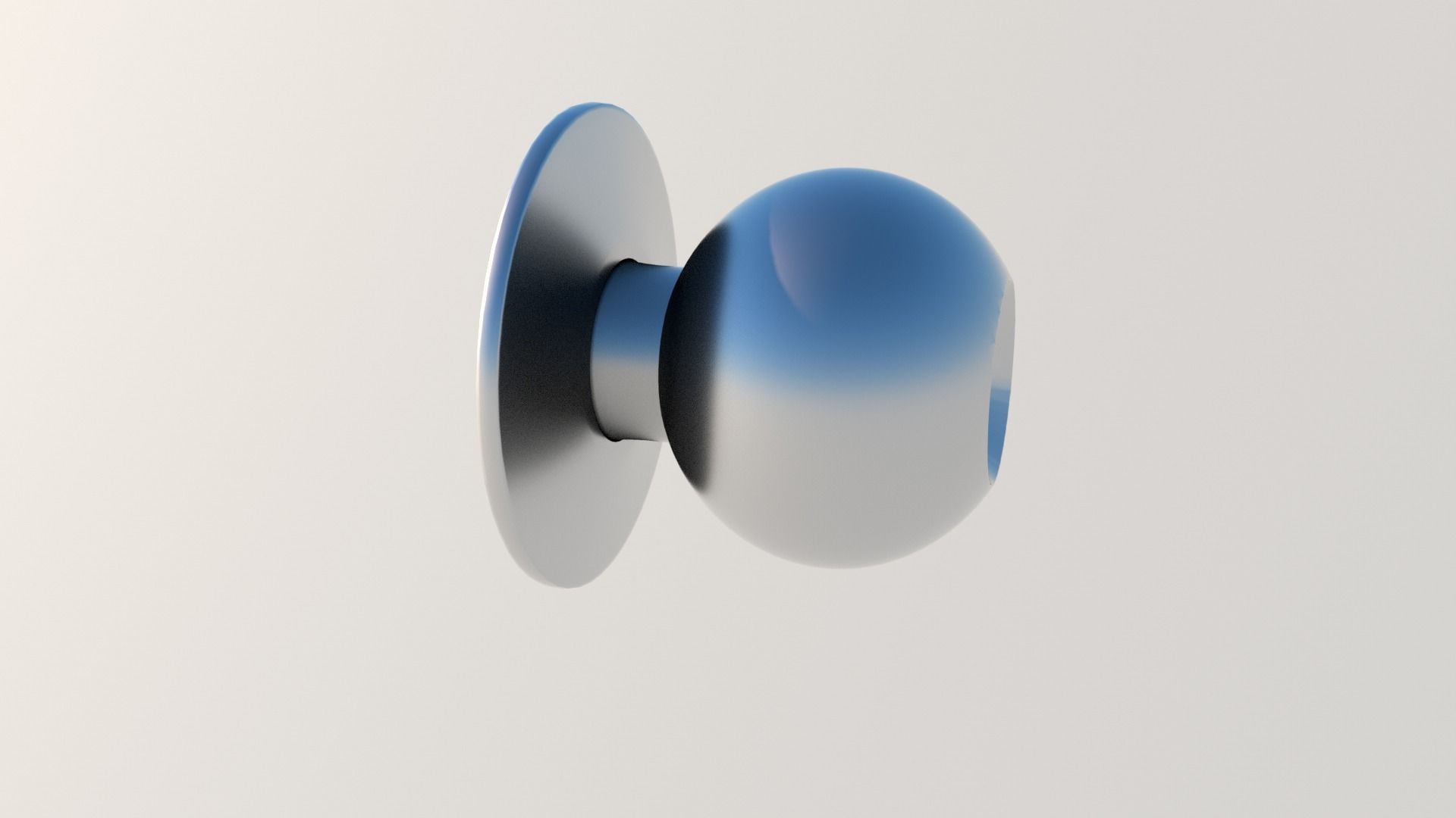 Door Knob Free 3D model_2