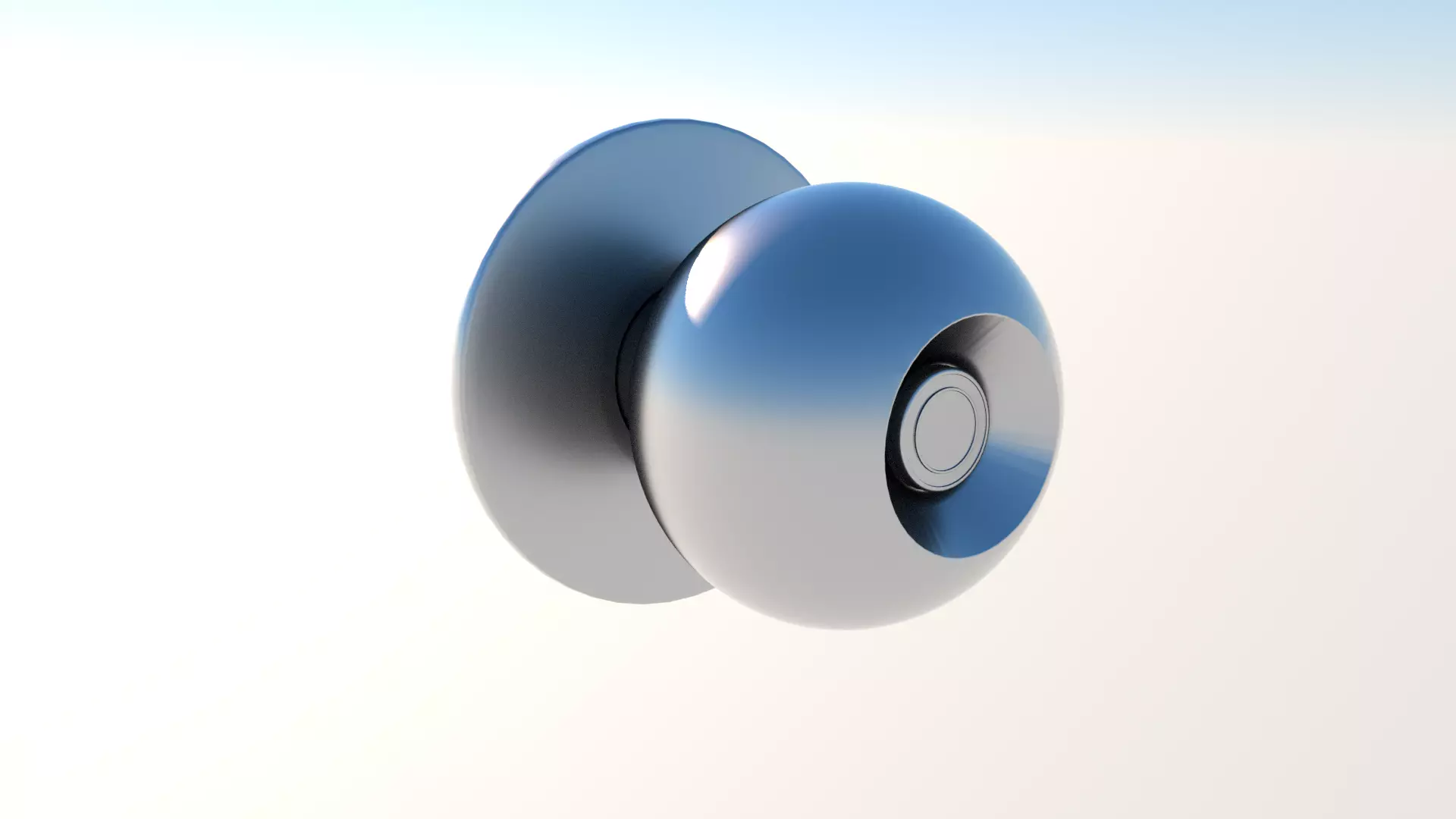 Door Knob Free 3D model_0