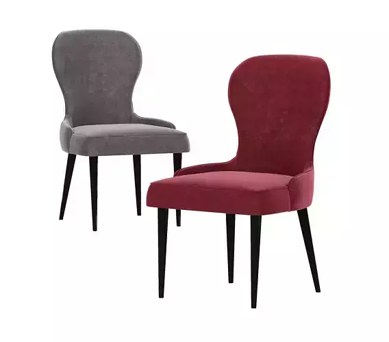 Deephouse Chair Chamonix Marsala Velvet