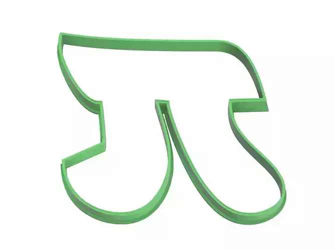 0125 Number Pi No 2 cookie cutter 