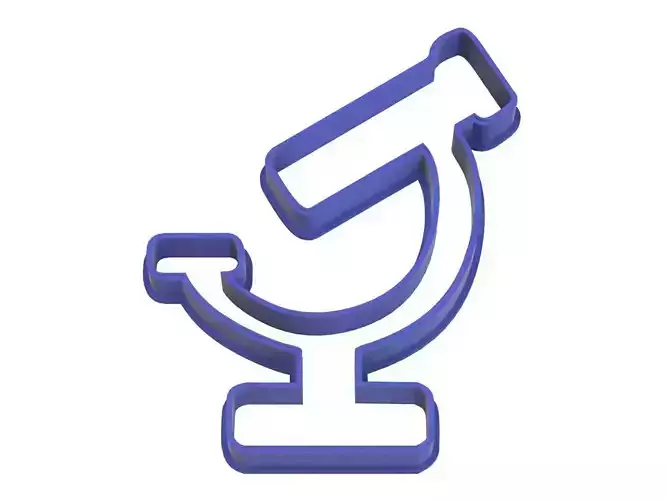0126 Microscope cookie cutter