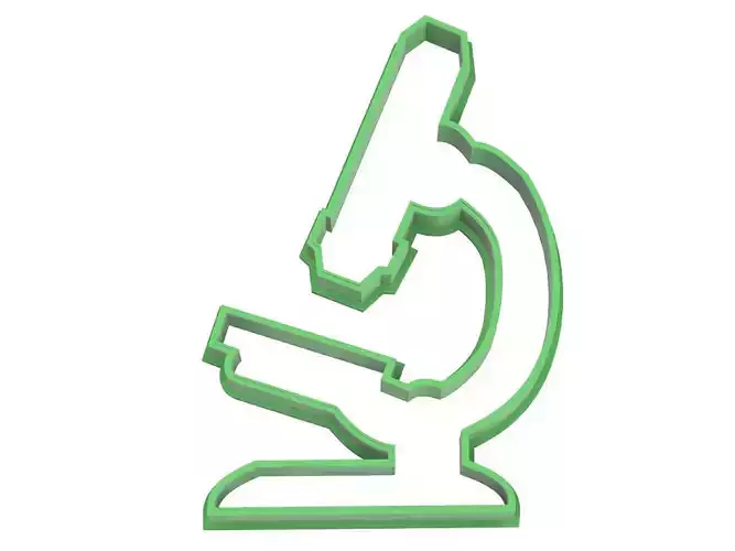 0127  Microscope No 2 cookie cutter