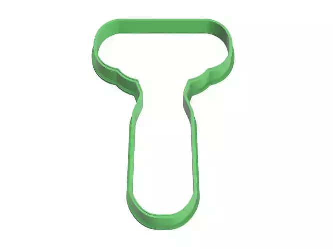 0128 Shaver cookie cutter