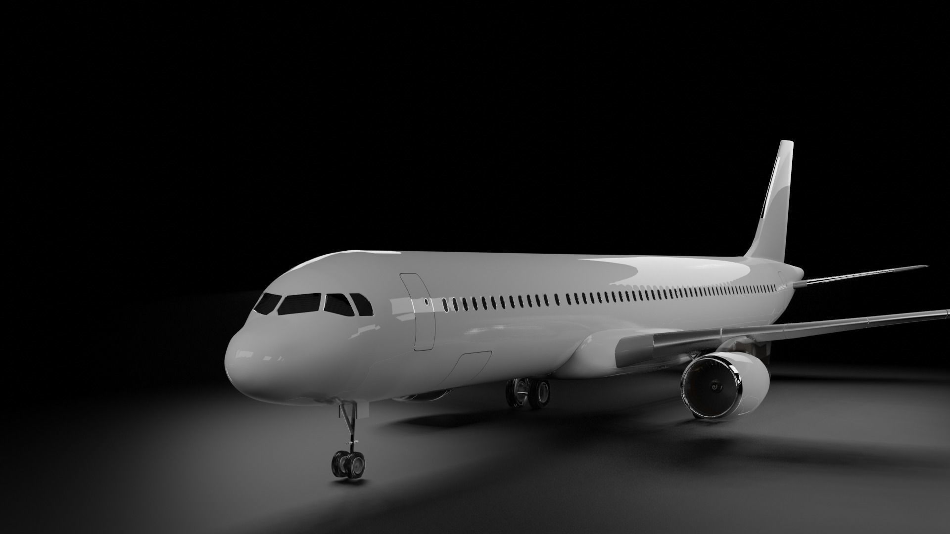 Airbus  A318 A319 A320 A321 Pack 3D model_16