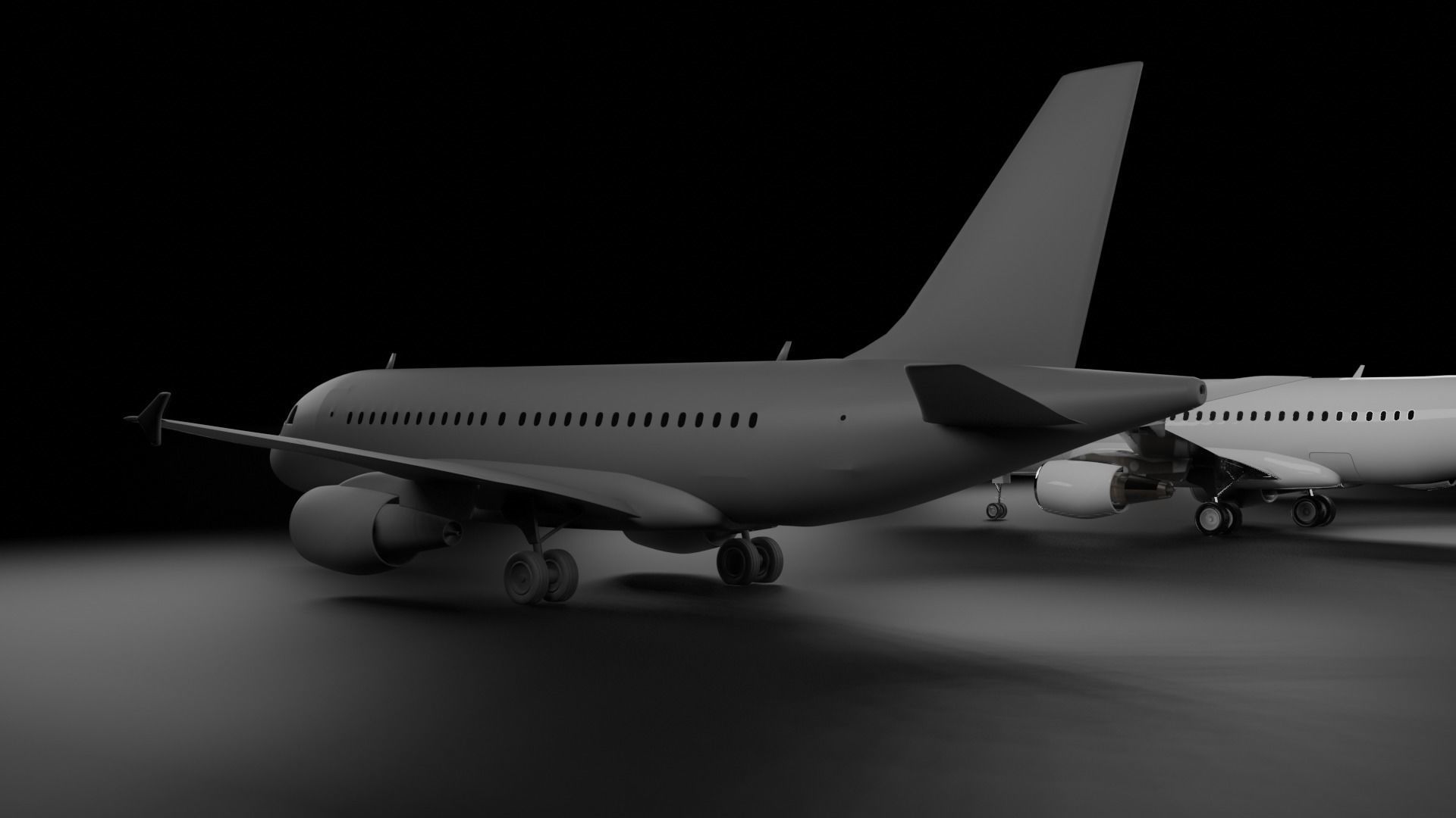 Airbus  A318 A319 A320 A321 Pack 3D model_20