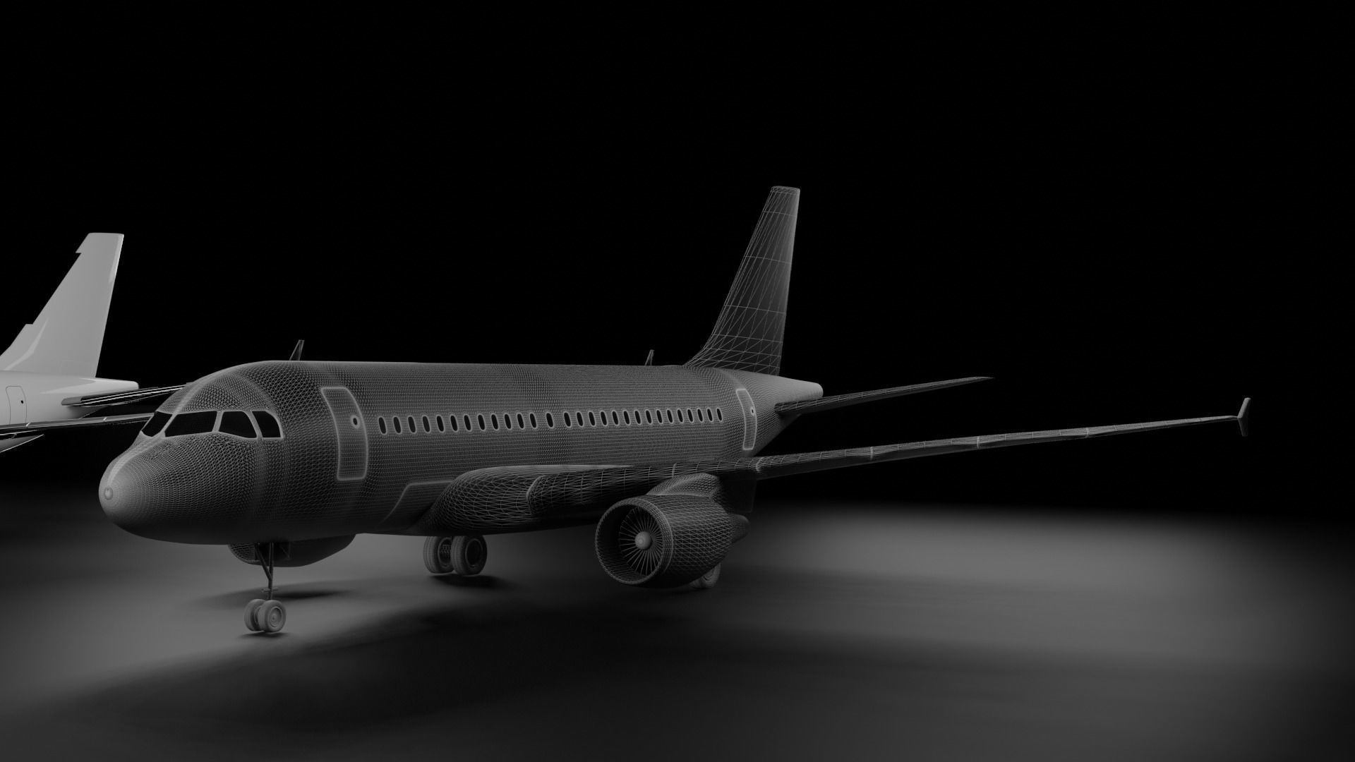 Airbus  A318 A319 A320 A321 Pack 3D model_9