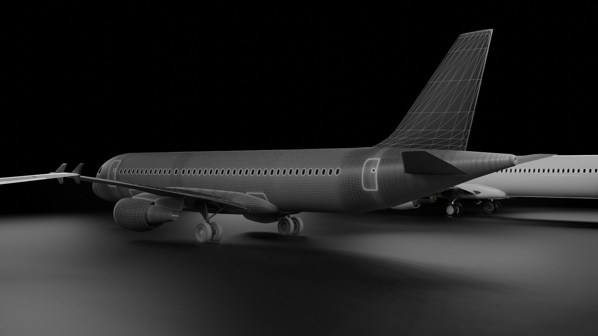 Airbus  A318 A319 A320 A321 Pack 3D model_27