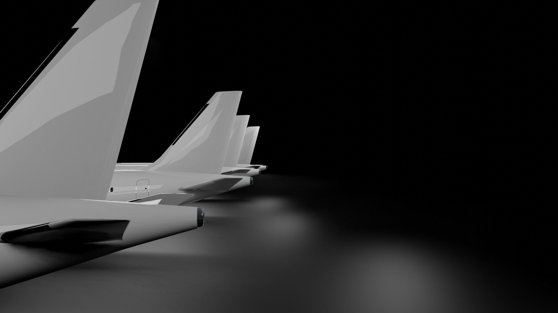 Airbus  A318 A319 A320 A321 Pack 3D model_2