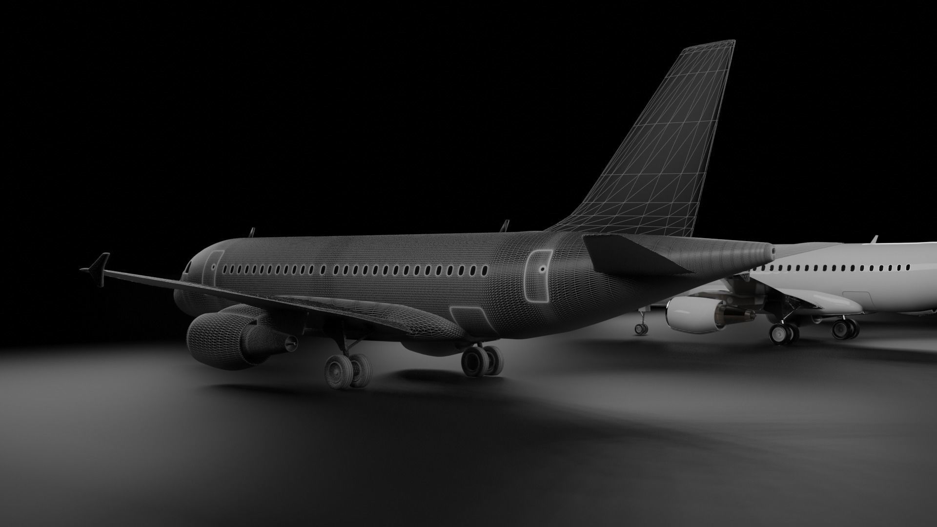 Airbus  A318 A319 A320 A321 Pack 3D model_21