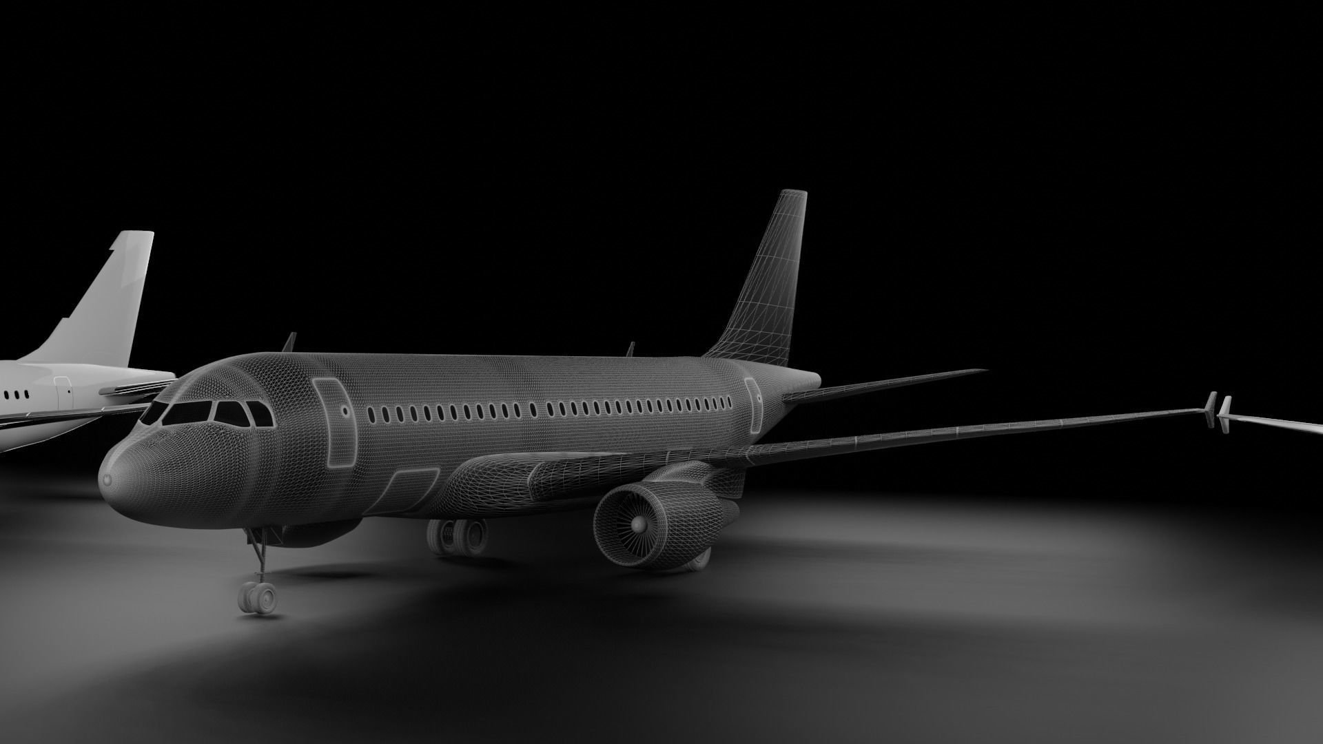 Airbus  A318 A319 A320 A321 Pack 3D model_12