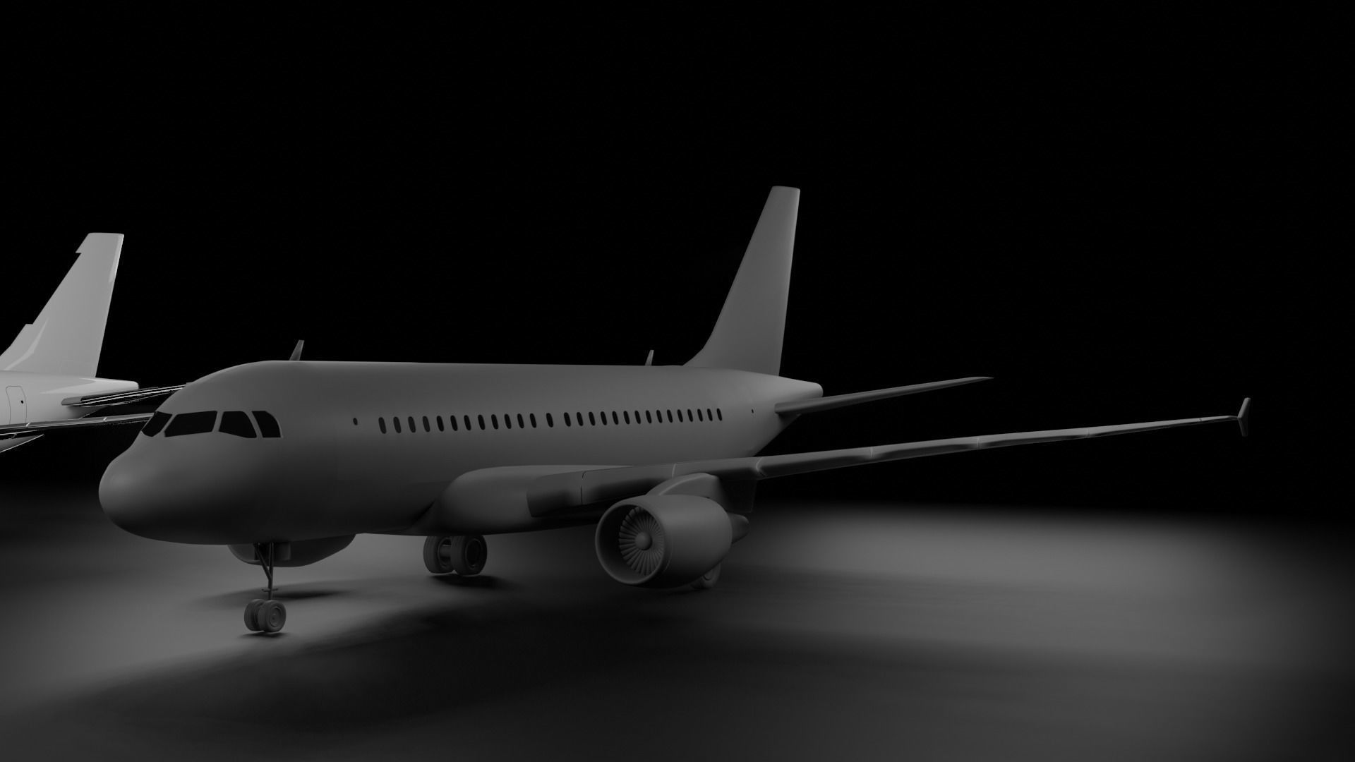 Airbus  A318 A319 A320 A321 Pack 3D model_8