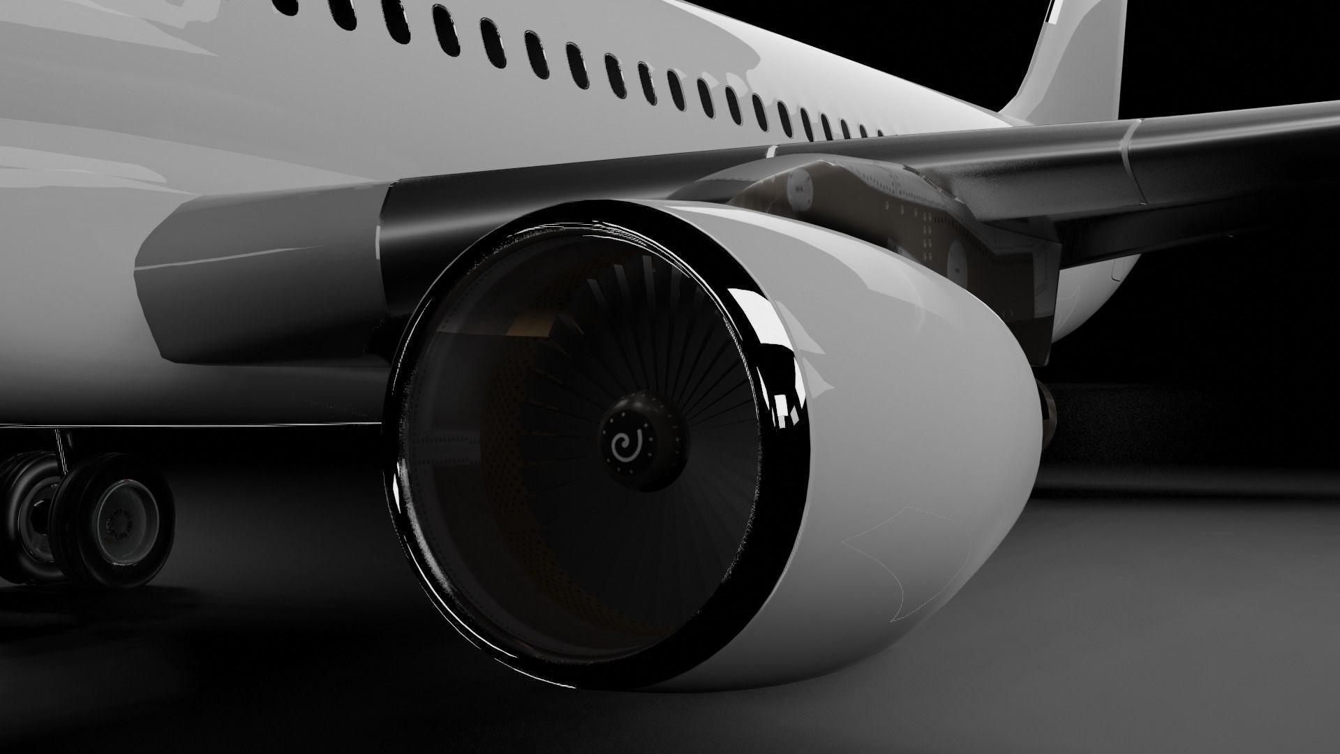 Airbus  A318 A319 A320 A321 Pack 3D model_6