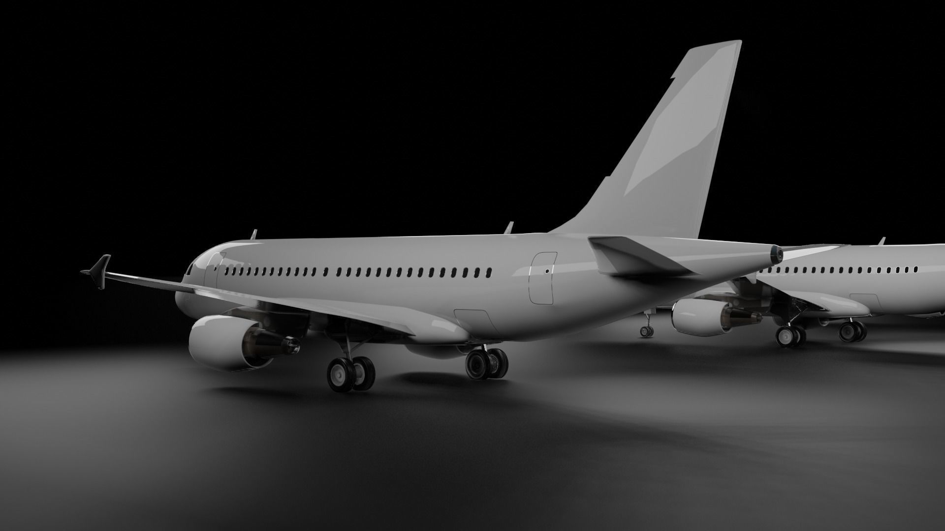 Airbus  A318 A319 A320 A321 Pack 3D model_19