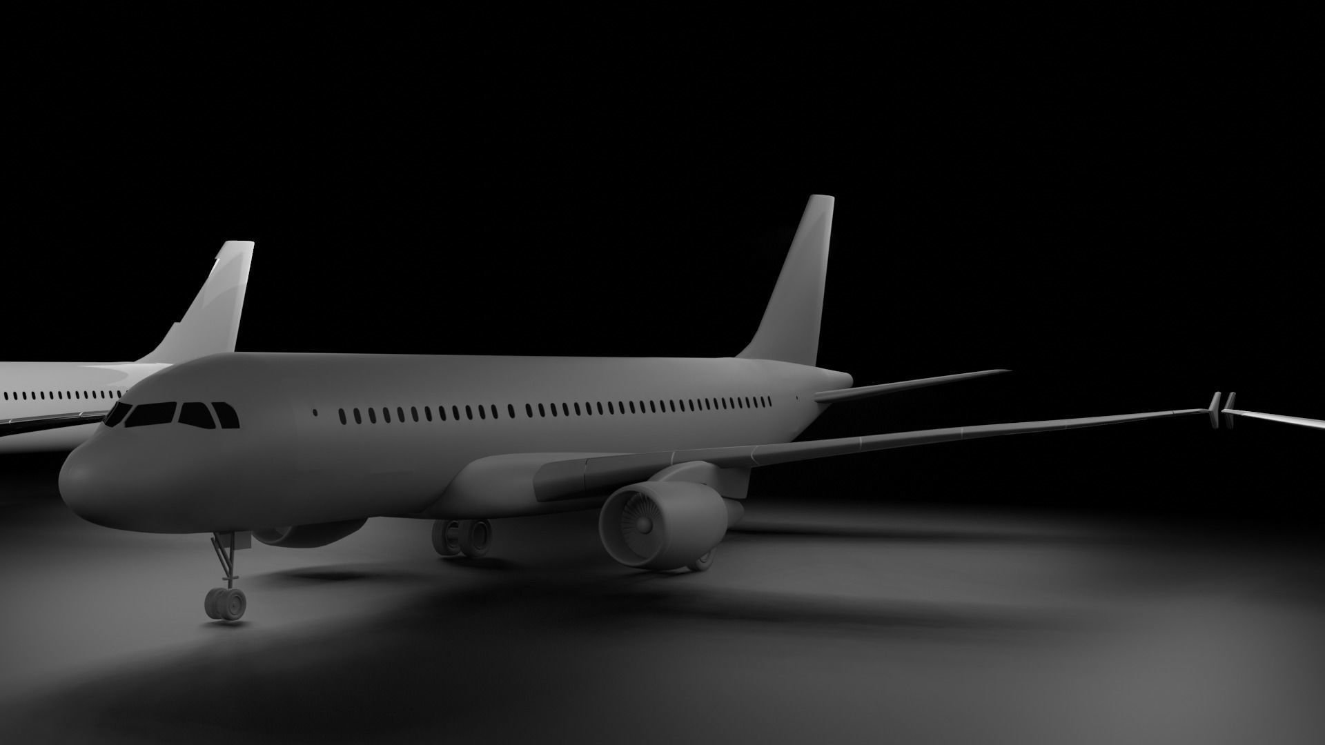 Airbus  A318 A319 A320 A321 Pack 3D model_14