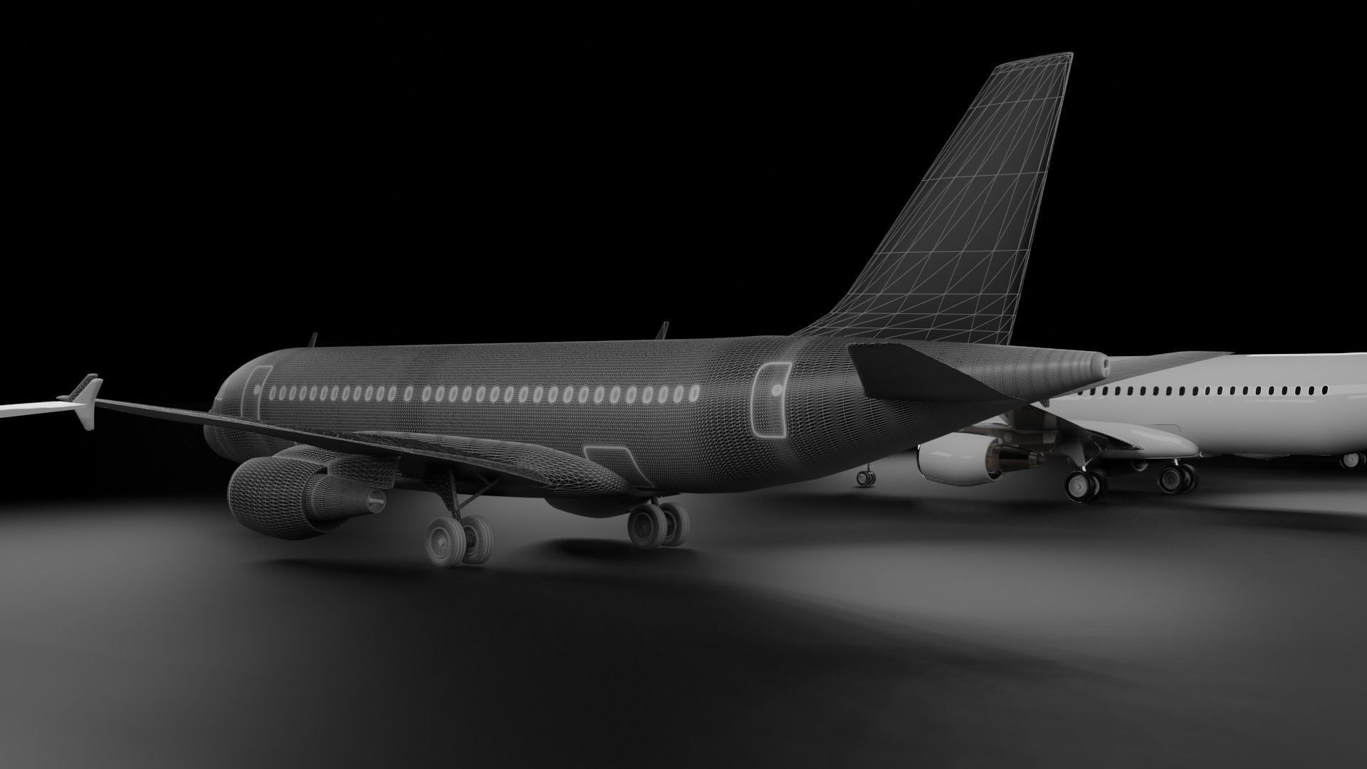 Airbus  A318 A319 A320 A321 Pack 3D model_24