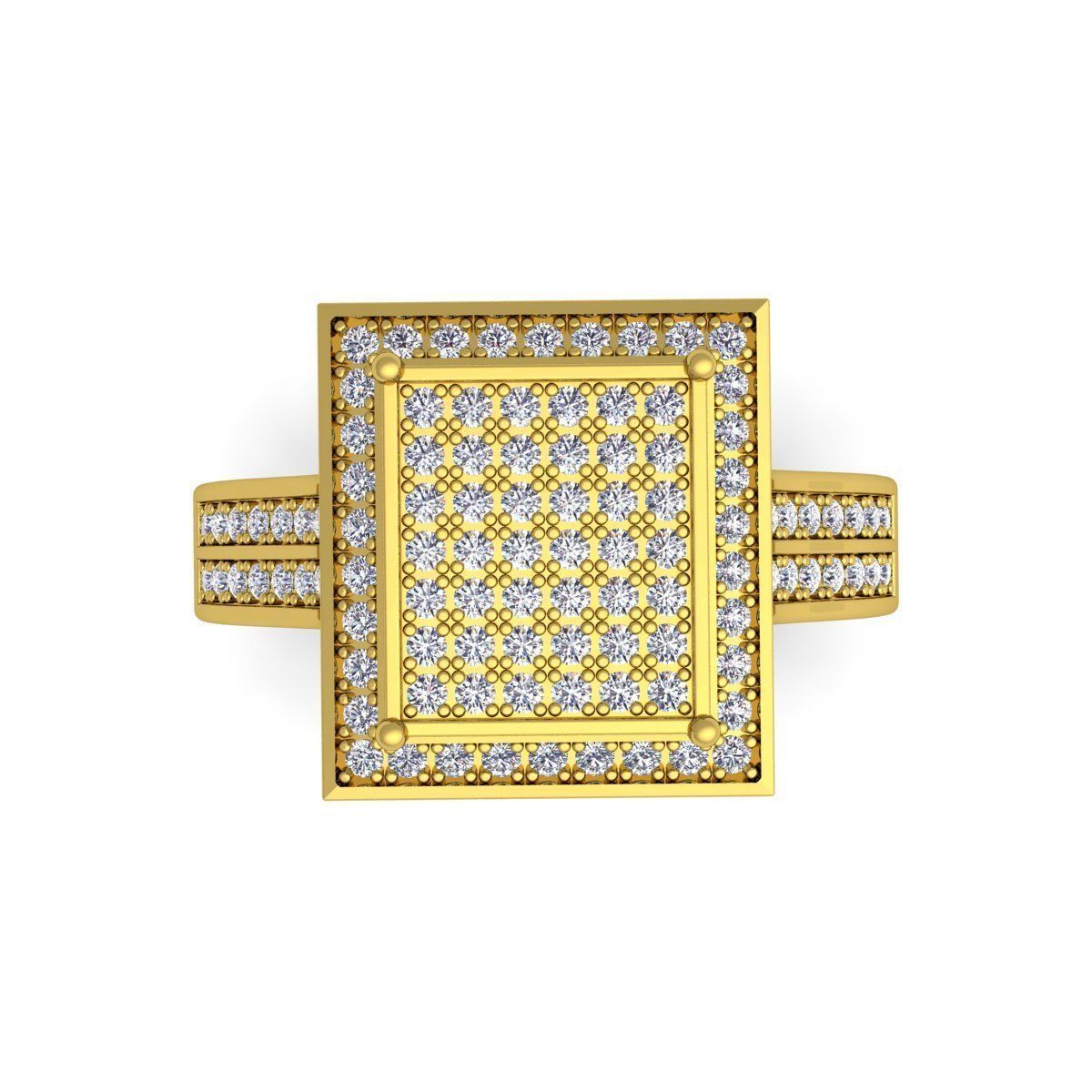 Fancy Means Ring 3D print model_6