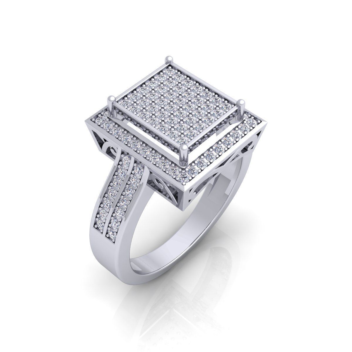 Fancy Means Ring 3D print model_12