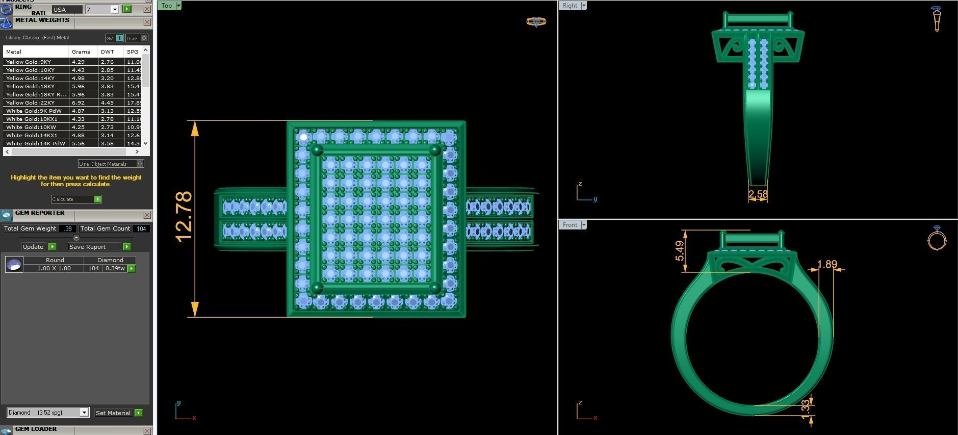 Fancy Means Ring 3D print model_4