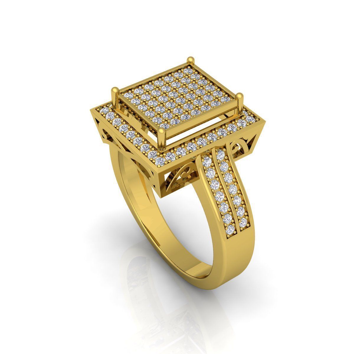 Fancy Means Ring 3D print model_13