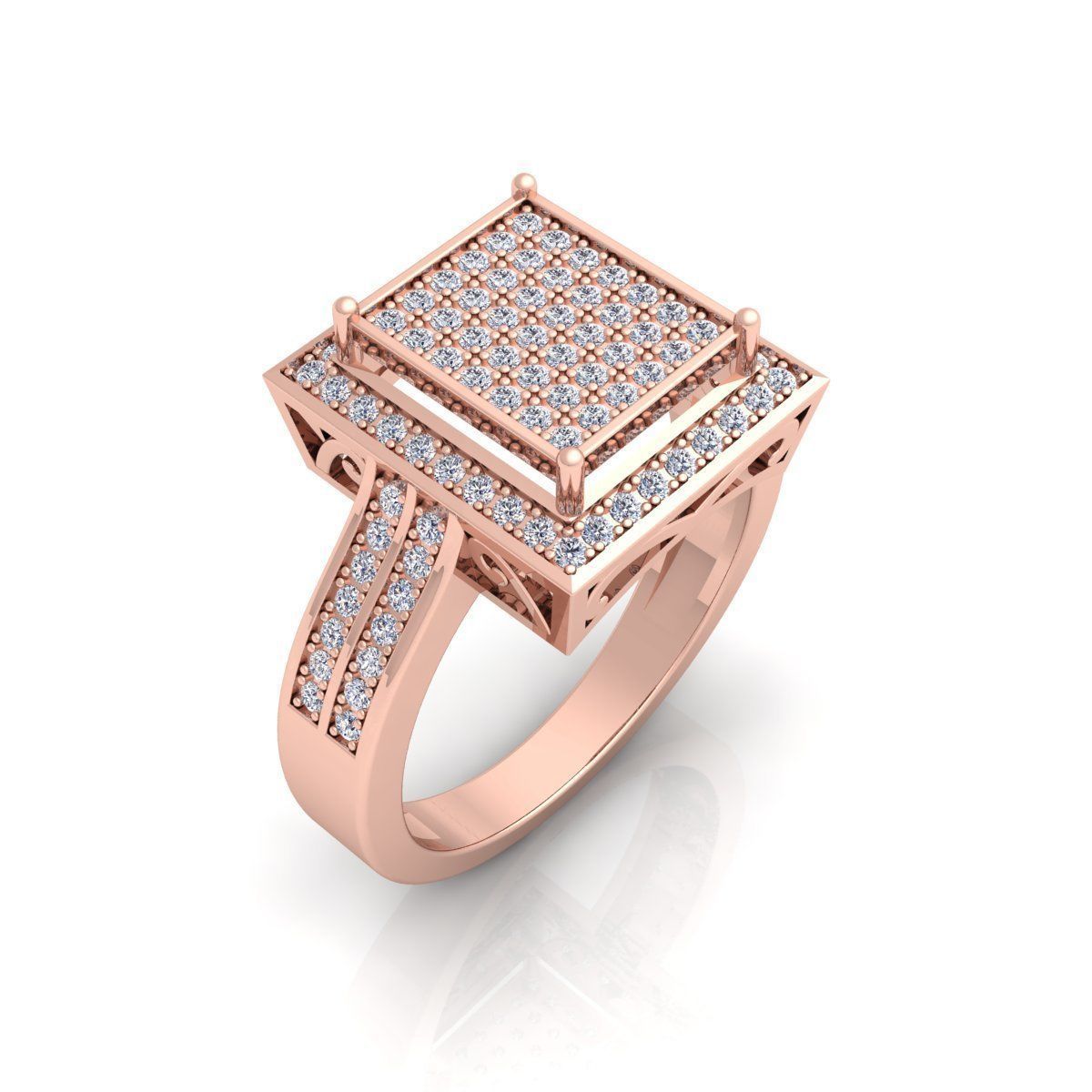 Fancy Means Ring 3D print model_11