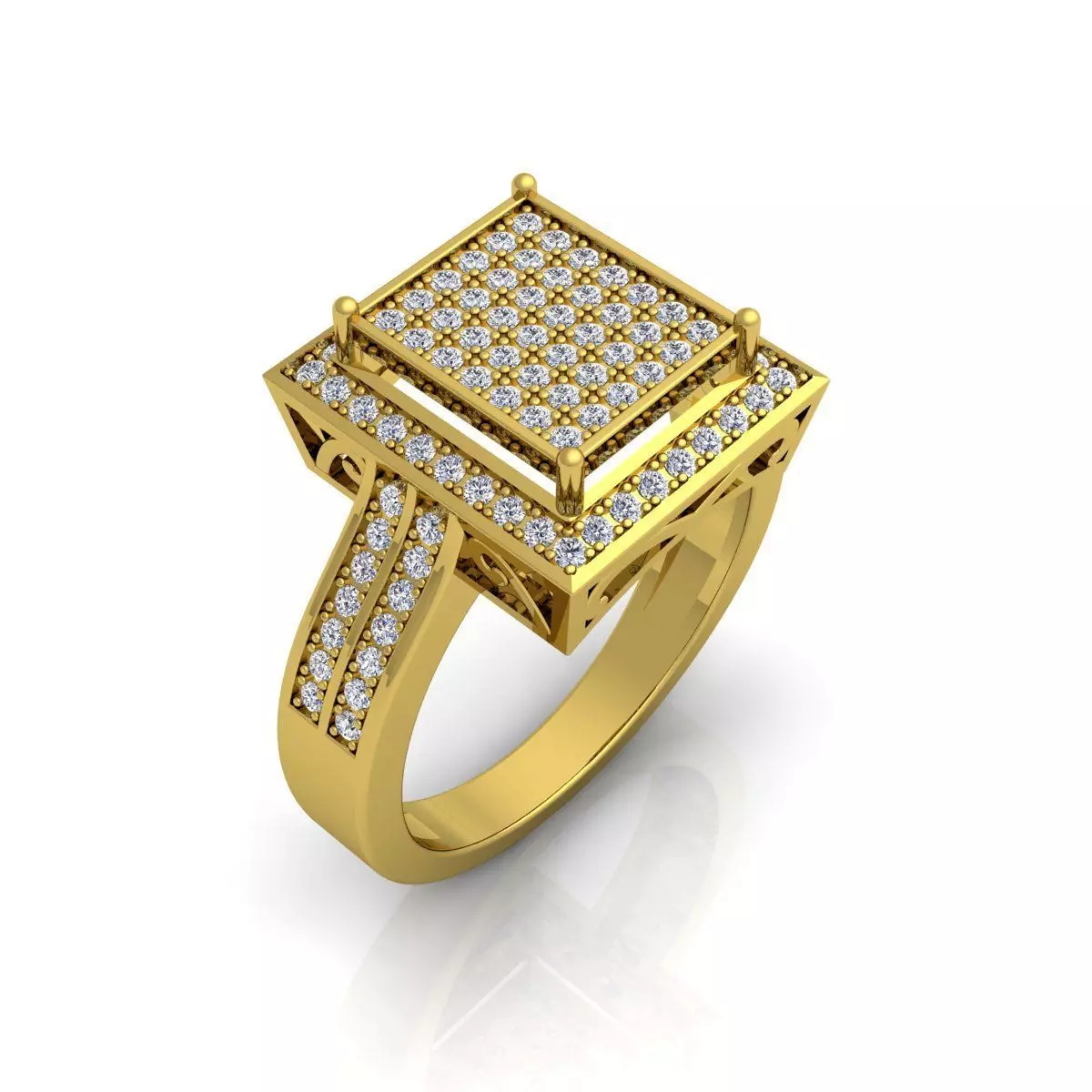 Fancy Means Ring 3D print model_0