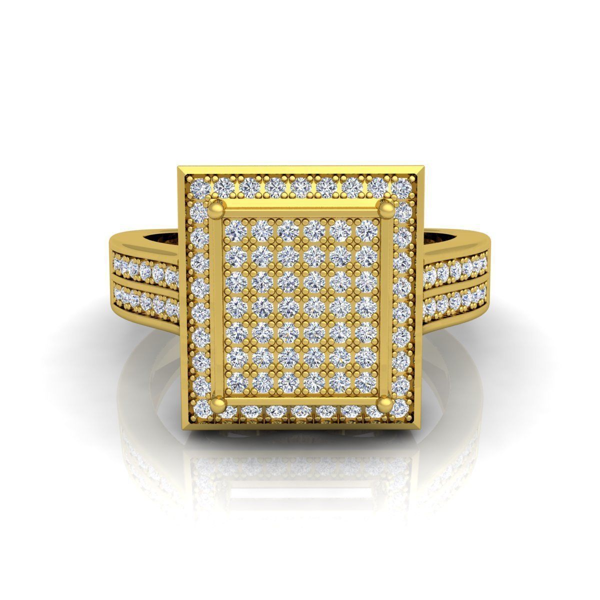 Fancy Means Ring 3D print model_7