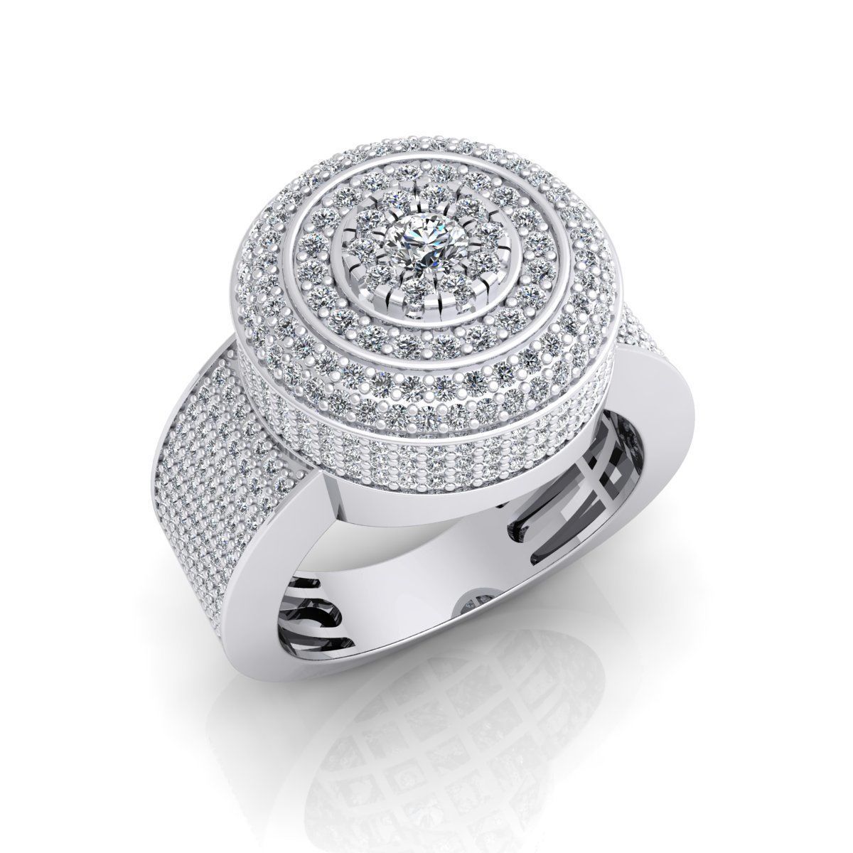 Mens Ring 3D print model_9