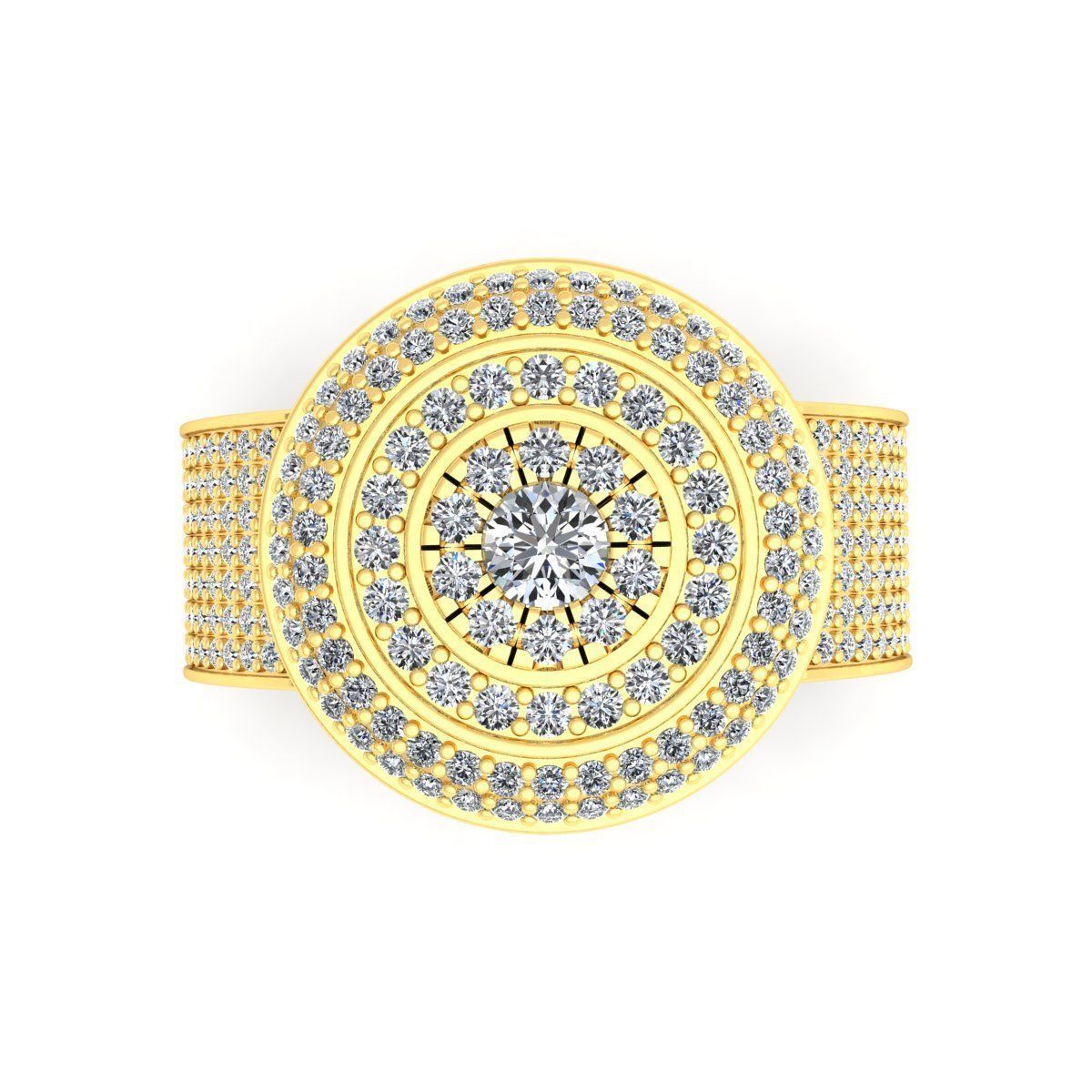 Mens Ring 3D print model_4