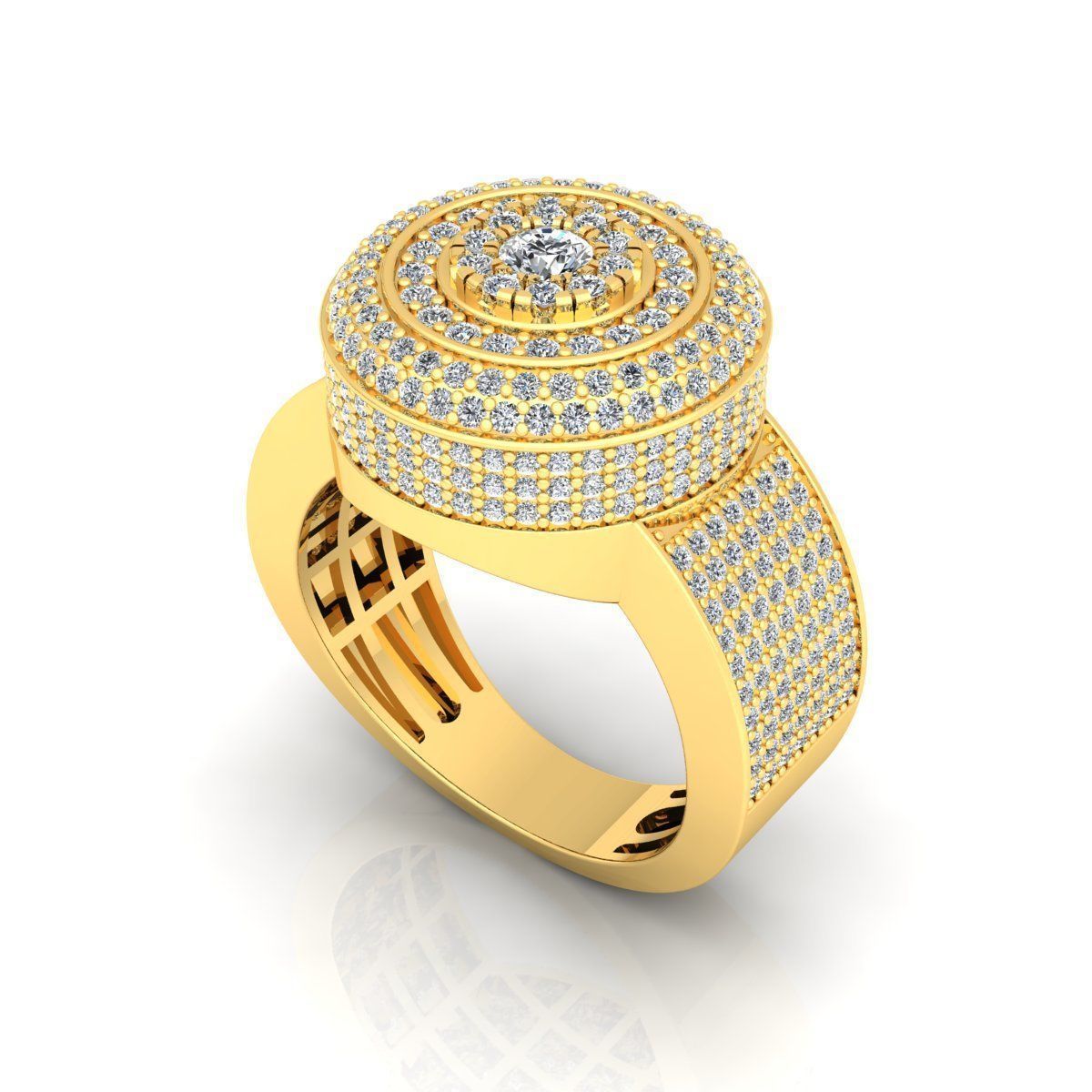 Mens Ring 3D print model_11