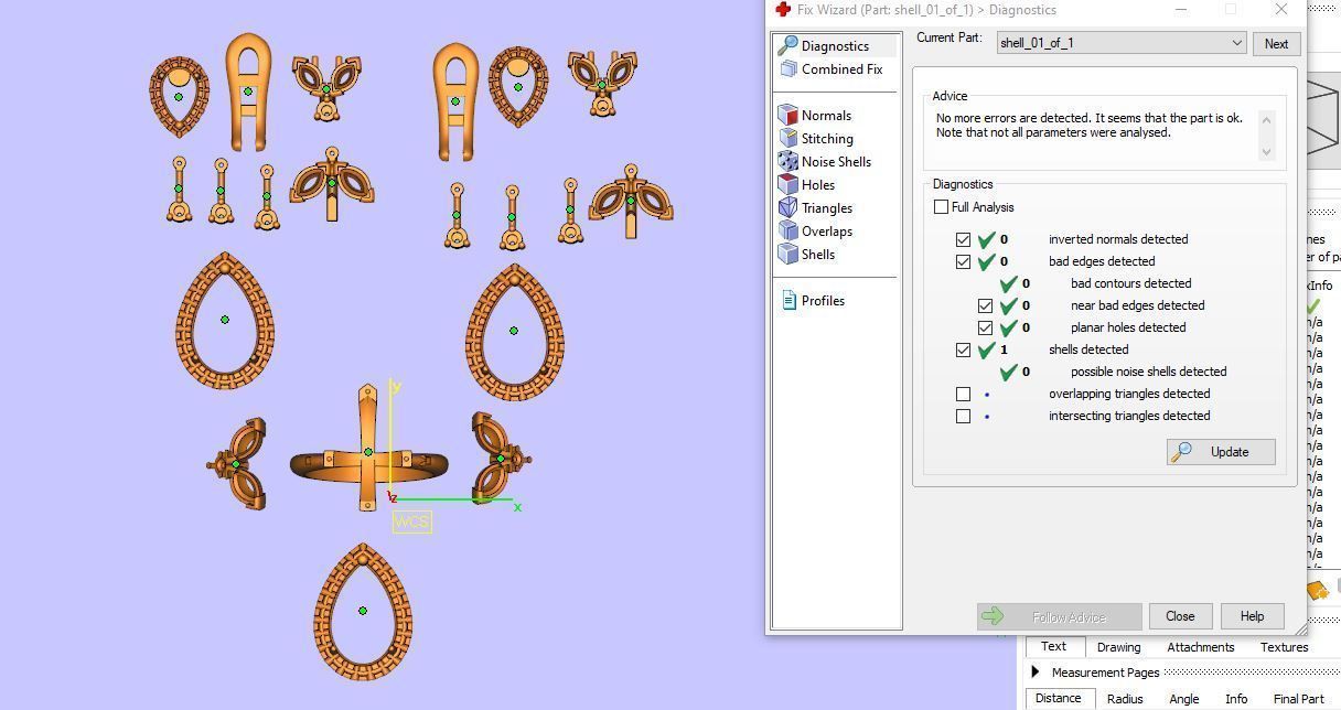 Ring and Earrings 02 3D print model_6