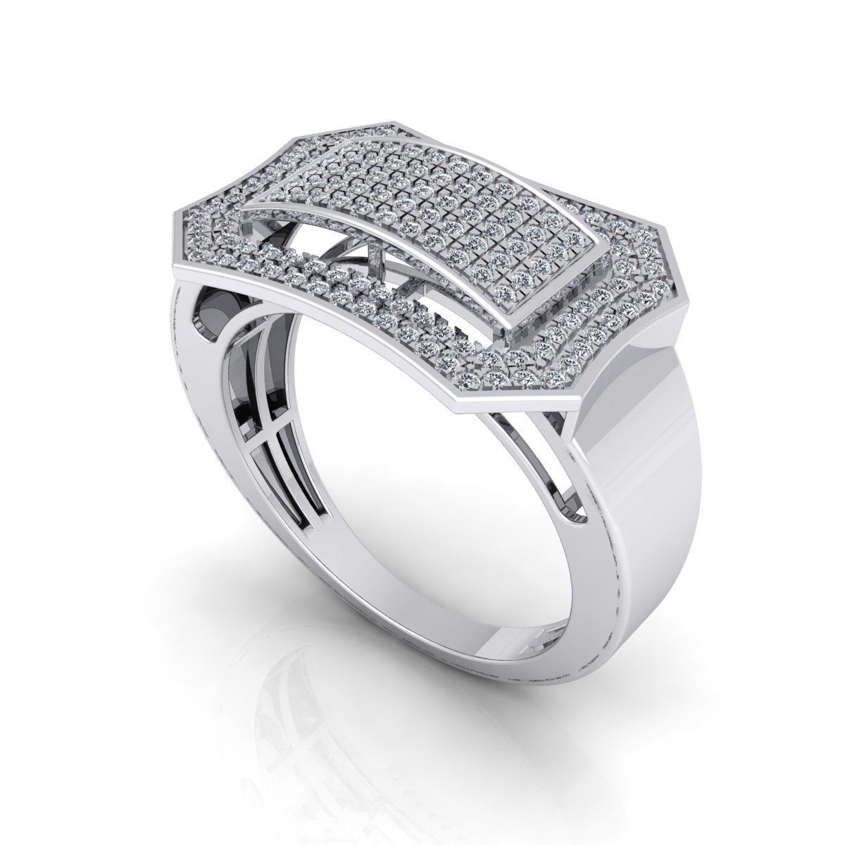 Mens Ring 05 3D print model_12