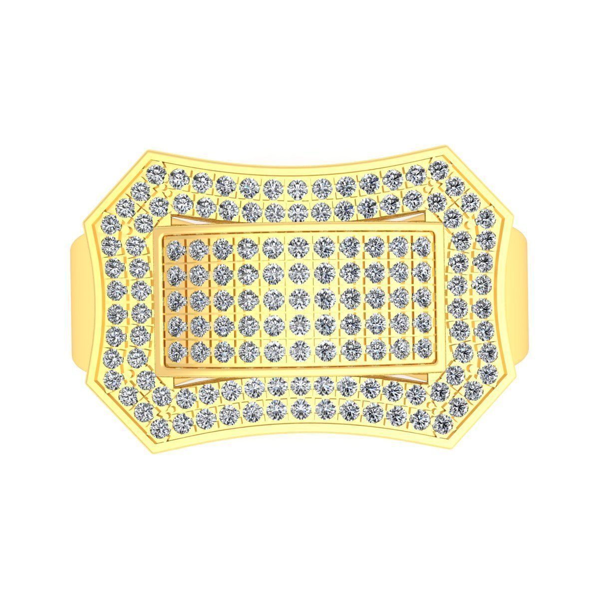 Mens Ring 05 3D print model_5