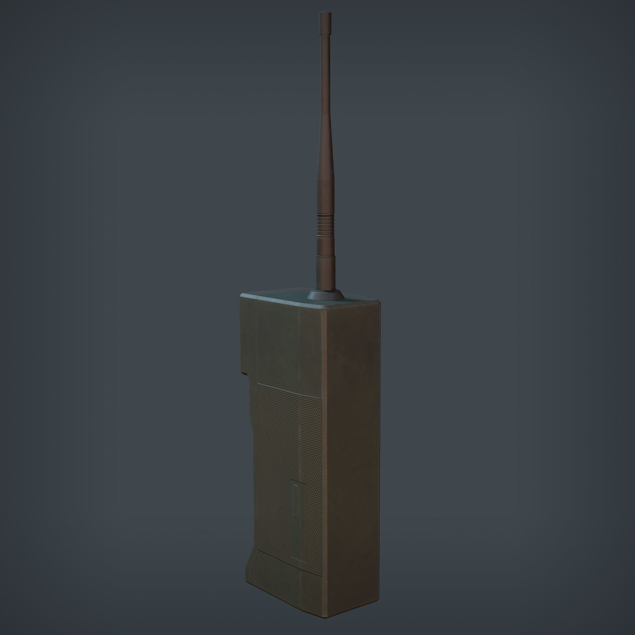 Nokia Mobira Cityman 450 Low-poly 3D model_3