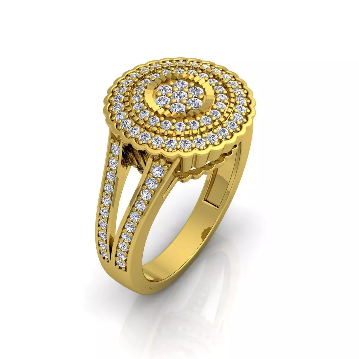 Fancy Look Ring 3D print model_0