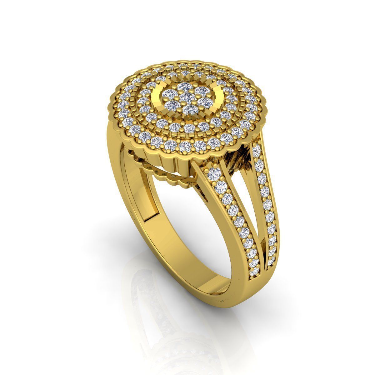 Fancy Look Ring 3D print model_13