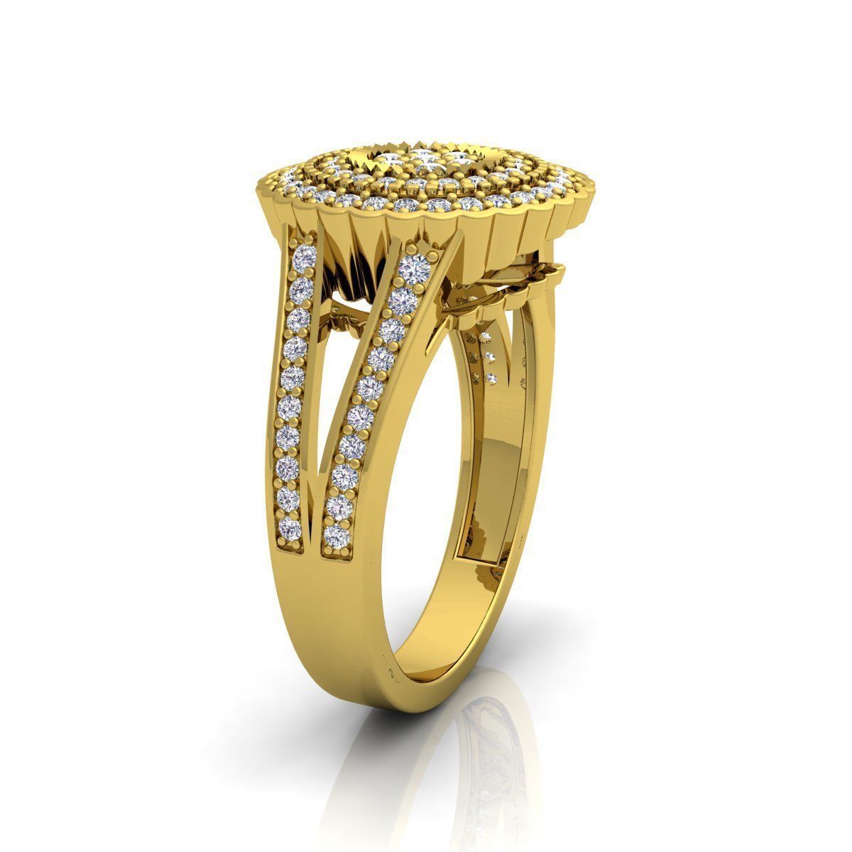 Fancy Look Ring 3D print model_4
