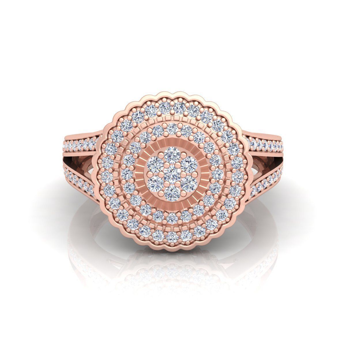 Fancy Look Ring 3D print model_2