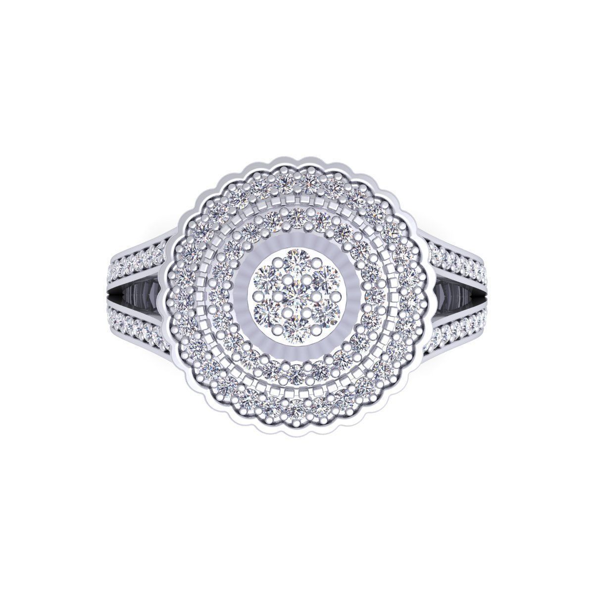 Fancy Look Ring 3D print model_10