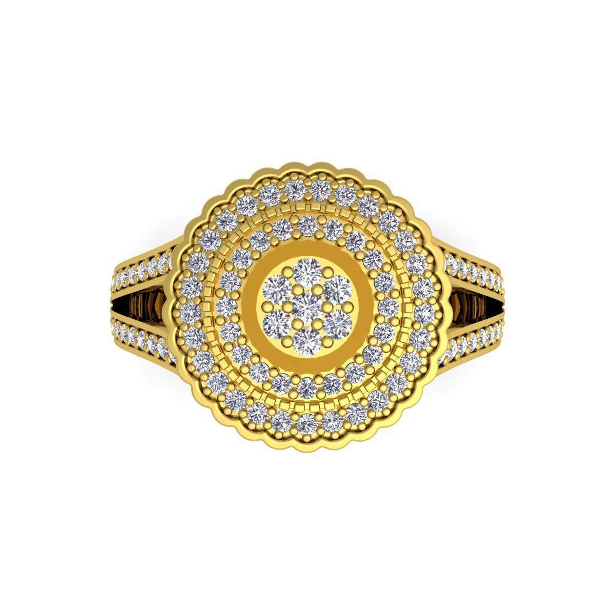 Fancy Look Ring 3D print model_8