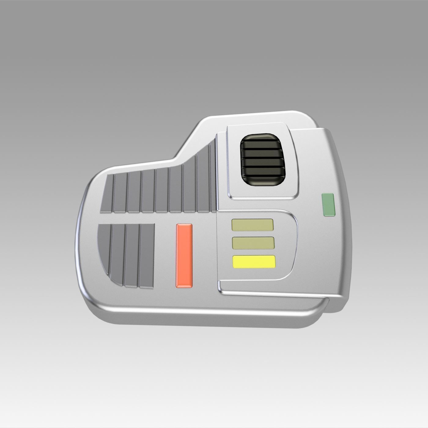 Star Trek Voyager Neural Stimulator Cosplat prop replica 3D print model_3