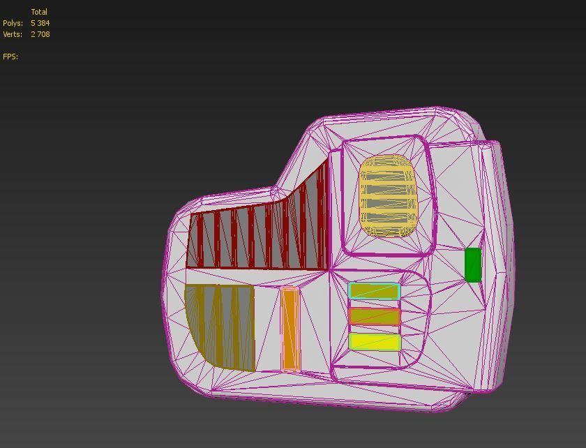 Star Trek Voyager Neural Stimulator Cosplat prop replica 3D print model_9