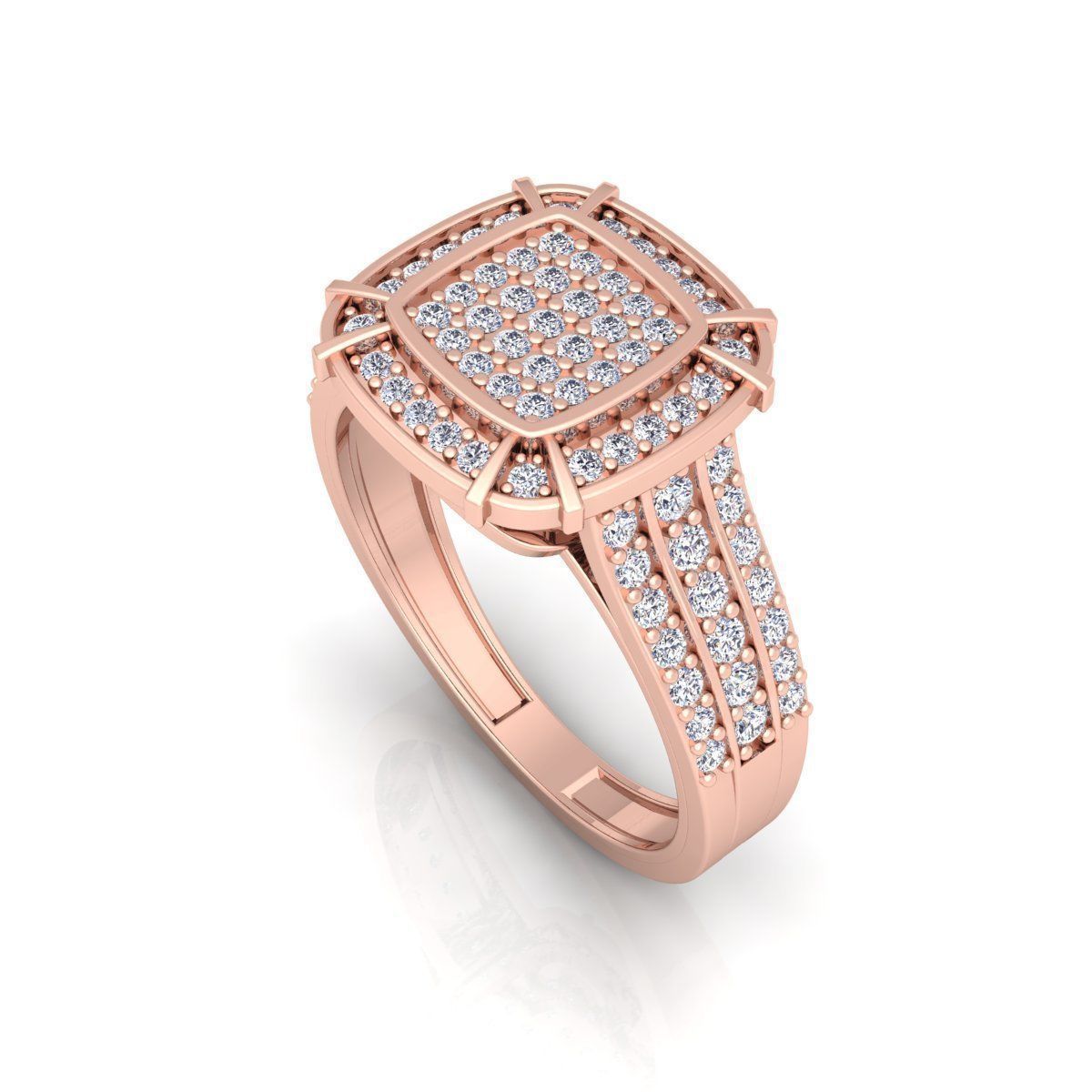 Fancy Halo Ring 3D print model_13